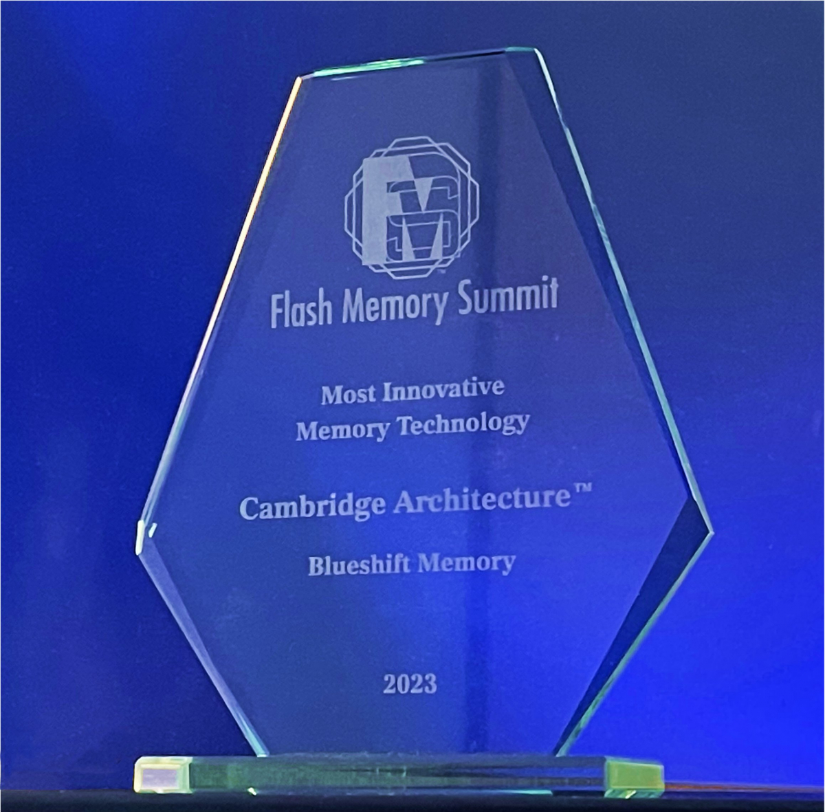 Blueshift Memory announces Flash Memory Summit Award